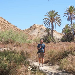 2023-04-24 - Een oase tijdens de wandeling<br/>Wandeling Lawrence of Arabia in  - Tabernas - Spanje<br/>Canon PowerShot SX70 HS - 13.9 mm - f/5.0, 1/640 sec, ISO 100