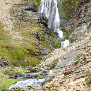 2016-12-27 - De waterval waar Shackleton via het binnenland Stromness bereikt<br/>Stromness - Verenigd Koninkrijk<br/>Canon PowerShot SX1 IS - 14.2 mm - f/8.0, 0.05 sec, ISO 80