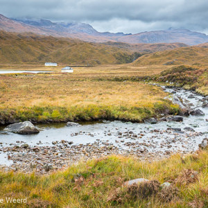 2016-10-15 - Schotse hooglanden: water, bergen, eenzaam huisje<br/>Ergens tussen Inverewe Gardens en Isle of Skye - Schotland<br/>Canon EOS 5D Mark III - 35 mm - f/8.0, 1/15 sec, ISO 400