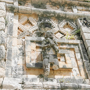 2008-07-14 - Ook hier mooi bewerkte facades<br/>Maya-ruine Uxmal - Uxmal - Mexico<br/>Canon EOS 30D - 33 mm - f/8.0, 1/200 sec, ISO 100