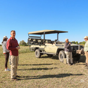 2024-05-03 - Bij iedere ochtend-drive hoorde een koffie-pauze<br/>Kwai Lediba Camp - Okavango Delta - Botswana<br/>Canon PowerShot SX70 HS -  - , , ISO 100
