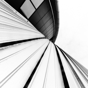 2016-10-21 - Lijnenspel in zwart-wit<br/>Scottish Exhibition + Conference Centre - Glasgow Science Centre - Glasgow - Schotland<br/>Canon EOS 5D Mark III - 16 mm - f/11.0, 0.02 sec, ISO 200