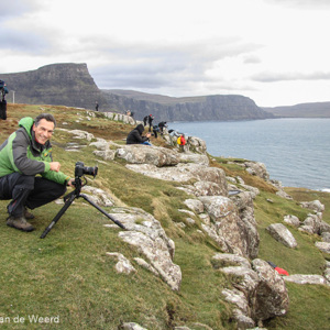 2016-10-17 - Klaar voor de lange sluitertijd opname van de vuurtoren<br/>Neist Point Lighthouse - Neist Point - Schotland<br/>Canon PowerShot SX1 IS - 6 mm - f/3.2, 1/60 sec, ISO 100