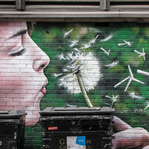 2016-10-22 - Muurschldering Wind Power - door ROGUE-ONE<br/>Mitchell street - Glasgow - Schotland<br/>Canon PowerShot SX1 IS - 13.4 mm - f/4.0, 0.02 sec, ISO 200
