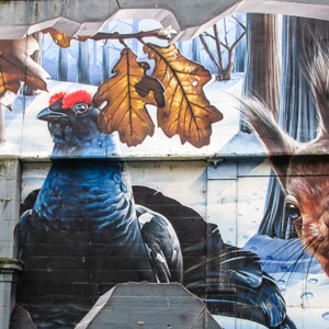 2016-10-22 - Muurschldering Fellow Glasgow Residents - door SMUG<br/>Ingram street - Glasgow - Schotland<br/>Canon PowerShot SX1 IS - 7.6 mm - f/4.0, 0.01 sec, ISO 80