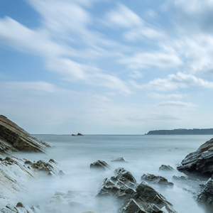 2015-04-29 - De Flysch<br/>Playa de Portizuelo - Luarca - Spanje<br/>Canon EOS 5D Mark III - 35 mm - f/16.0, 40 sec, ISO 100