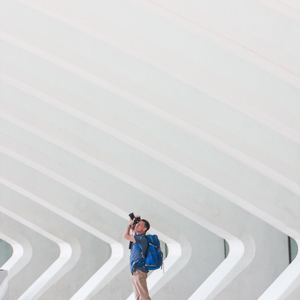 2015-04-30 - Wouter fotografeert het lijnenspel<br/>Ayre Hotel Oviedo - Oviedo - Spanje<br/>Canon PowerShot SX1 IS - 34.6 mm - f/5.0, 1/40 sec, ISO 200