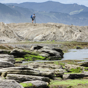 2015-05-06 - Het statief was niet voor niets mee<br/>Flysch formaties - Zumaia - Spanje<br/>Canon PowerShot SX1 IS - 40.4 mm - f/5.0, 1/640 sec, ISO 80