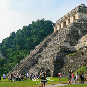 2008-07-18 - Het al vroeg druk<br/>Maya-ruine Palenque - Palenque - Mexico<br/>Canon EOS 30D - 28 mm - f/8.0, 0.02 sec, ISO 100