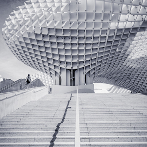 2017-05-08 - Stariway to the Metropol Parasol<br/>Metropol Parasol - Sevilla - Spanje<br/>Canon EOS 5D Mark III - 24 mm - f/8.0, 1/160 sec, ISO 200