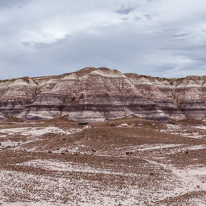 2014-07-08 - Breedbeeld van de gekleurde lagen<br/>Petrified Forest National Park - Holbrook - Verenigde Staten<br/>Canon EOS 5D Mark III - 35 mm - f/8.0, 1/80 sec, ISO 400