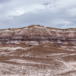 2014-07-08 - Breedbeeld van de gekleurde lagen<br/>Petrified Forest National Park - Holbrook - Verenigde Staten<br/>Canon EOS 5D Mark III - 35 mm - f/8.0, 1/80 sec, ISO 400