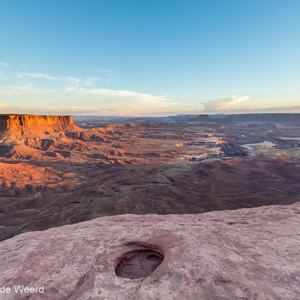2014-07-12 - De canuon bij zonsondergang<br/>Canyonlands National Park (Islan - Moab - Verenigde Staten<br/>Canon EOS 5D Mark III - 16 mm - f/14.0, 0.3 sec, ISO 100