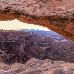 2014-07-13 - Mesa Arch net voor  zonsopkomst<br/>Canyonlands National Park (Islan - Moab - Verenigde Staten<br/>Canon EOS 5D Mark III - 16 mm - f/14.0, 4 sec, ISO 100
