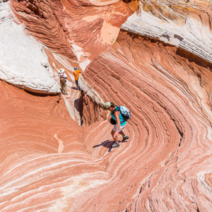 2014-07-17 - Samen met de andere familie<br/>White Pocket (Paria Canyon) - Kanab - Verenigde Staten<br/>Canon EOS 5D Mark III - 35 mm - f/11.0, 1/160 sec, ISO 100