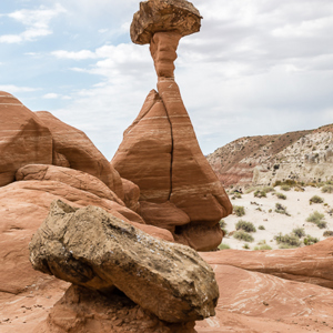 2014-07-18 - Hoodoo<br/>Toadstool hoodoos - Kanab - Verenigde Staten<br/>Canon EOS 5D Mark III - 38 mm - f/8.0, 1/200 sec, ISO 200