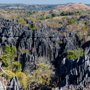 2013-08-08 - Bizarre kalksteen-rotsformaties<br/>Tsingy de Bemaraha NP - Bekopaka - Madagaskar<br/>Canon EOS 7D - 58 mm - f/8.0, 1/60 sec, ISO 200