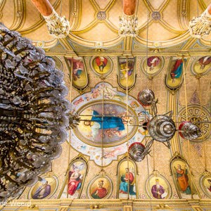 2012-05-05 - Plafond van een kerk<br/>Agiasos - Griekenland<br/>Canon EOS 7D - 10 mm - f/8.0, 1/6 sec, ISO 1600
