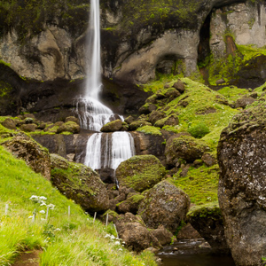 2012-07-24 - Een van de vele watervalletjes<br/>Foss a Sidu - Kirkjubaejarklaustar - IJsland<br/>Canon EOS 7D - 19 mm - f/16.0, 1.3 sec, ISO 100
