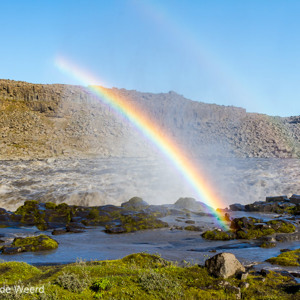 2012-07-28 - Ook van de andere kant was de regenboog te zien<br/>Waterval Dettifoss - Dettifoss - IJsland<br/>Canon EOS 7D - 24 mm - f/16.0, 0.05 sec, ISO 100