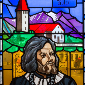 2012-07-31 - Glas-in-lood In de kerk<br/>Akureyri - IJsland<br/>Canon EOS 7D - 24 mm - f/8.0, 1/160 sec, ISO 200