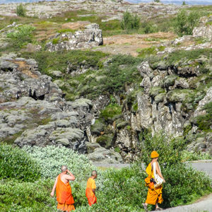 2012-08-01 - Monniken op IJsland<br/>Thingvellir - IJsland<br/>Canon PowerShot SX1 IS - 100 mm - f/5.7, 1/640 sec, ISO 200