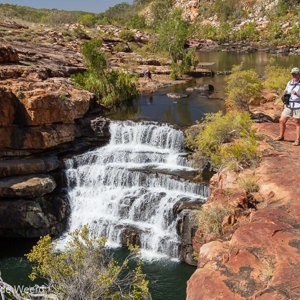 2011-07-14 - Bell Gorge waterval<br/>Bell Gorge - King Leopold Range Conservation  - Australie<br/>Canon EOS 7D - 24 mm - f/8.0, 1/400 sec, ISO 200
