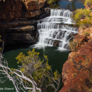 2011-07-14 - Bell Gorge waterval<br/>Bell Gorge - King Leopold Range Conservation  - Australië<br/>Canon EOS 7D - 24 mm - f/8.0, 0.4 sec, ISO 200
