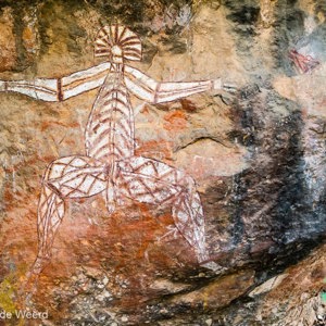 2011-08-02 - Aboriginal rotskunst: Nabulwinjbulwinj<br/>Anbangbang Rockshelter - Kakadu National Park - Australië<br/>Canon EOS 7D - 35 mm - f/4.0, 1/30 sec, ISO 400