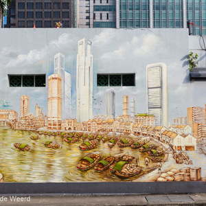 2018-11-18 - Prachtige street art met oud en nieuw<br/>Stadscentrum - Singapore - Singapore<br/>Canon EOS 5D Mark III - 42 mm - f/5.6, 1/250 sec, ISO 200