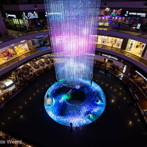 2018-11-18 - Attractie in het winkelcentrum<br/>Marina Bay Sands shopping centre - Singapore - Singapore<br/>Canon EOS 5D Mark III - 16 mm - f/8.0, 0.05 sec, ISO 400