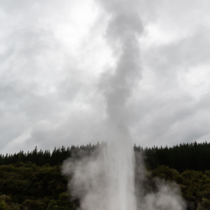 2018-11-27 - Met behulp van wat zeepsop begint de geiser te spuiten<br/>Wai-O-Tapu - Lady Knox geiser - Rotorua - Nieuw-Zeeland<br/>Canon EOS 5D Mark III - 24 mm - f/5.6, 1/1000 sec, ISO 400