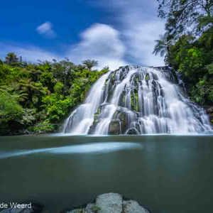 2018-11-26 - En uit weer een ander standpunt<br/>Owharoa Falls - Waikino - Nieuw-Zeeland<br/>Canon EOS 5D Mark III - 16 mm - f/14.0, 30 sec, ISO 100