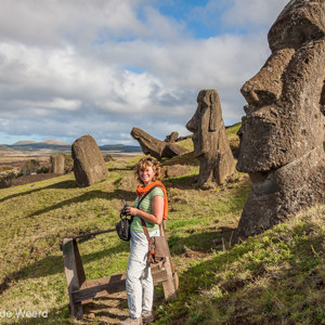 2010-07-24 - We mochten helaas niet verder over het pad<br/>Rano Raraku - Chili - Paaseiland<br/>Canon EOS 50D - 24 mm - f/5.6, 1/400 sec, ISO 200