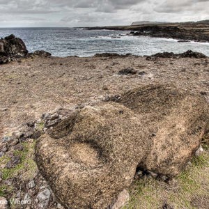 2010-07-27 - Nog een gevallen moai<br/>Ahu Vinapu - Chili - Paaseiland<br/>Canon EOS 50D - 10 mm - f/11.0, 1/80 sec, ISO 200