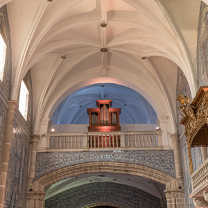 2019-04-27 - Fraai plafond en orgel<br/>De kerk van het Cadaval-paleis - Evora - Portugal<br/>Canon EOS 7D Mark II - 24 mm - f/5.6, 0.05 sec, ISO 800