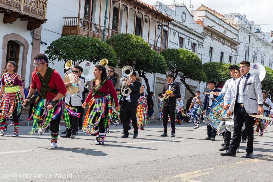 Bolivia - Sucre - feest 29 september 2019