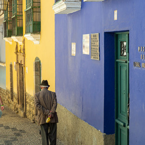 2019-09-16 - Nostalgisch straatbeeld<br/>La Paz - Bolivia<br/>Canon EOS 5D Mark III - 70 mm - f/11.0, 0.04 sec, ISO 200