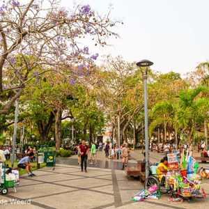 2019-09-24 - Het is weer levendig op het plein in Santa Cruz<br/>Plaza Principal 24 de Septiembre - Santa Cruz - Bolivia<br/>Canon EOS 5D Mark III - 24 mm - f/8.0, 1/40 sec, ISO 200