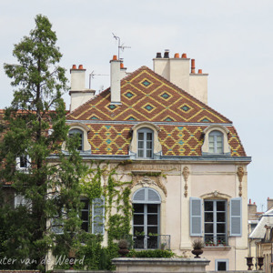 2020-07-22 - De daken zijn bijzonder met mooie patronen en kleuren<br/>Dijon - Frankrijk<br/>Canon PowerShot SX70 HS - 32.8 mm - f/5.6, 1/800 sec, ISO 100
