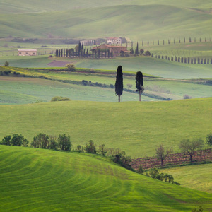 2013-04-28 - Typisch landschap voor de Val dOrcia<br/>Val d'Orcia - San Quirico d’ Orcia - Italië<br/>Canon EOS 7D - 400 mm - f/8.0, 1/1000 sec, ISO 400