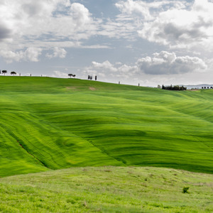 2013-04-28 - Onwerkelijke groene heuvels<br/>Val d'Orcia - San Quirico d’ Orcia - Italië<br/>Canon EOS 7D - 24 mm - f/8.0, 0.01 sec, ISO 200