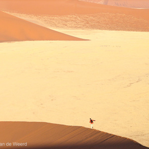 2007-08-11 - Woestijn-wiebelaar Wouter<br/>Sossusvlei - Sesriem - Namibie<br/>Canon PowerShot S2 IS - 26 mm - f/4.0, 1/400 sec, ISO 50