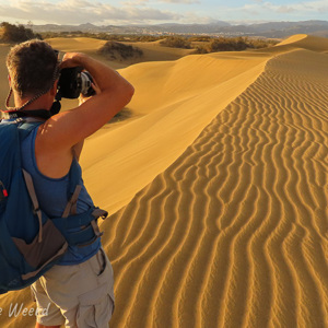 2021-10-26 - Ieder randje en zand-ribbeltje vroeg er om gefotografeerd te wor<br/>Duñas de Maspalomas - Playa del Inglès - Spanje<br/>Canon PowerShot SX70 HS - 3.8 mm - f/4.0, 1/800 sec, ISO 100