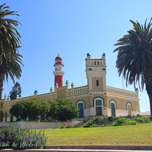 2007-08-14 - Vuurtoren in Swakopmund<br/>Swakopmund - Namibie<br/>Canon EOS 30D - 22 mm - f/9.0, 1/80 sec, ISO 200