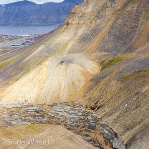 2022-07-21 - Kleur, patronen en structuren in het landschap bij de baai<br/>Sarkofagen - Lonngyearbyen - Spitsbergen<br/>Canon EOS R5 - 40 mm - f/11.0, 1/125 sec, ISO 400