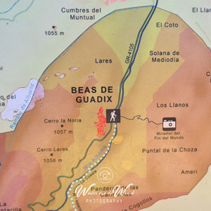 2023-04-26 - Kaart van het gebied bij Mirador del Fin del Mundo<br/>Mirador del Fin del Mundo - Beas de Guadix - Spanje<br/>SM-G981B - 5.4 mm - f/1.8, 1/170 sec, ISO 50