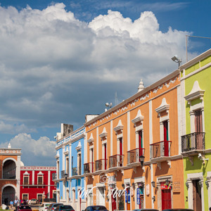 2008-07-16 - Centrum is Unesco-erfgoed<br/>Straatbeeld - Campeche - Mexico<br/>Canon EOS 30D - 38 mm - f/8.0, 1/320 sec, ISO 100