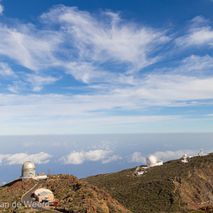 2022-11-12 - Telescopen van het astronomisch observatorium<br/>Roque de los Muchachos - La Palma - Canarische eilanden - Spanje<br/>Canon EOS R5 - 24 mm - f/8.0, 1/400 sec, ISO 200