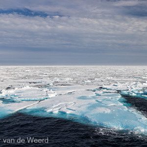 2022-07-16 - Het pakijs als vlakke pannenkoeken op het zeewater<br/>Pakijs grens op 81,39° NB - Spitsbergen<br/>Canon EOS R5 - 30 mm - f/8.0, 1/1250 sec, ISO 200